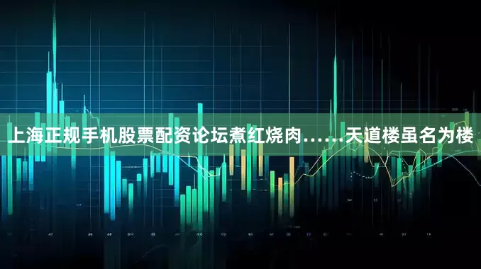 上海正规手机股票配资论坛煮红烧肉……天道楼虽名为楼